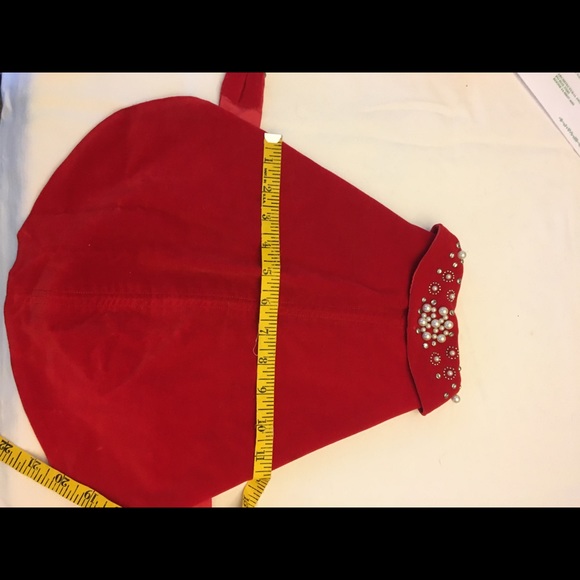 1950’s Vintage Velvet Holiday Dog Coat - Picture 2 of 7